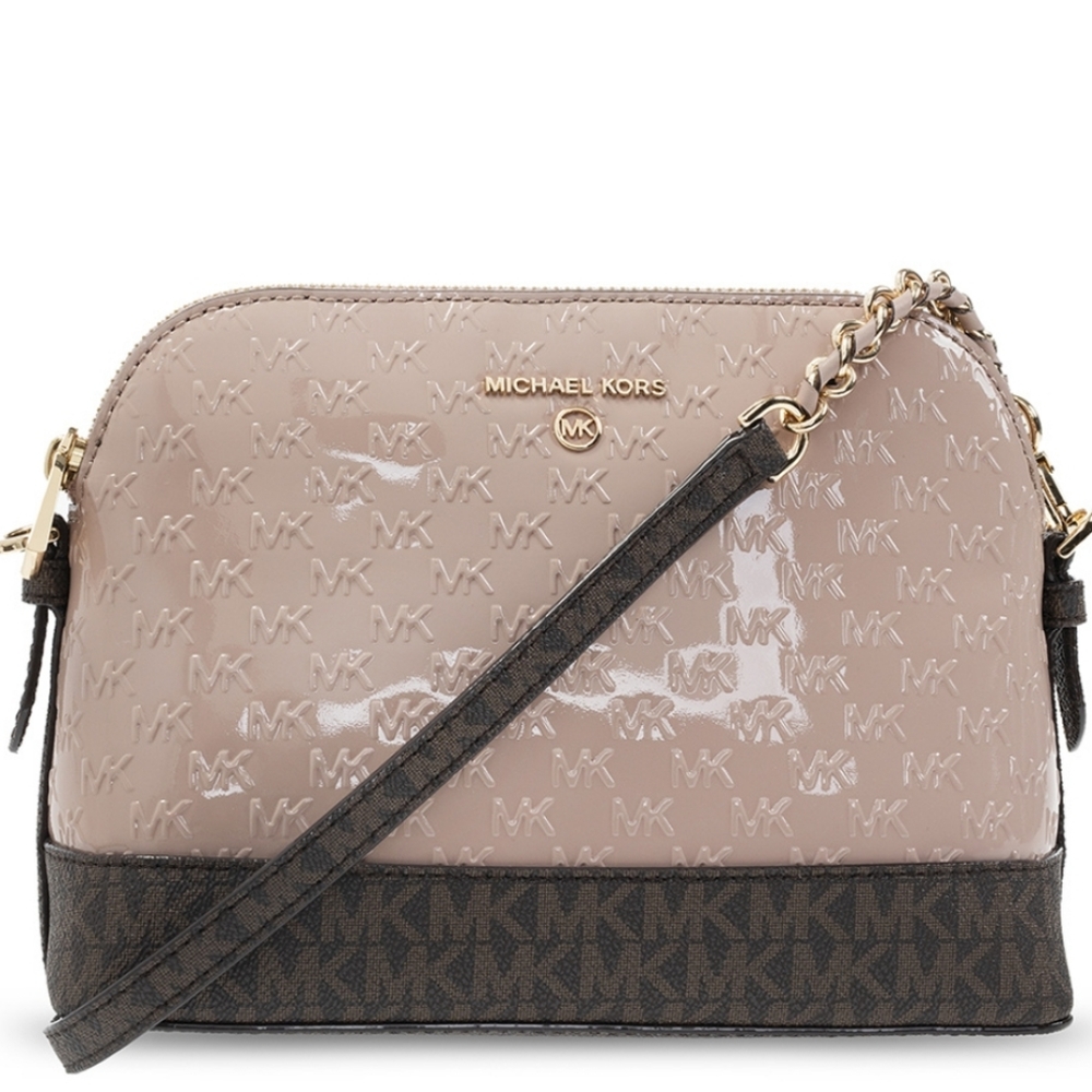 Michael Kors Logo Jet Set Charm Small Dome Crossbody New